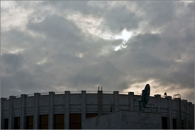 Частное солнечное затмение 4 января 2011 года